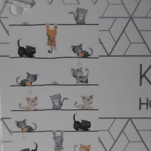 Set of Kitty Kat Hand Towel & Bath Sheet